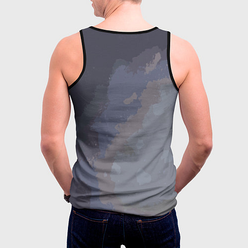 Мужская майка без рукавов Мей Мей - Магическая битва / 3D-Черный – фото 4