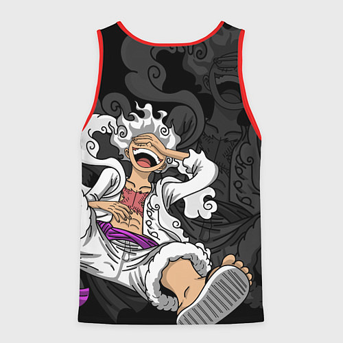 Мужская майка без рукавов One piece - Gear 5- purple / 3D-Красный – фото 2