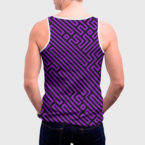 Мужская майка без рукавов Крыса в толстовке - да я крыса / 3D-Белый – фото 4