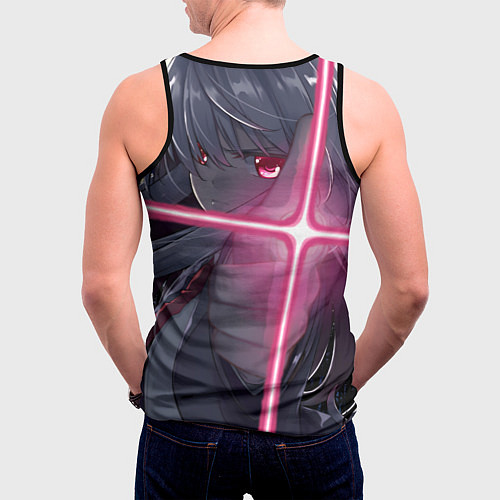 Мужская майка без рукавов Touhou Project Рейсен Удонгейн Инаба / 3D-Черный – фото 4