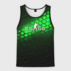 Мужская майка без рукавов CSGO green light logo