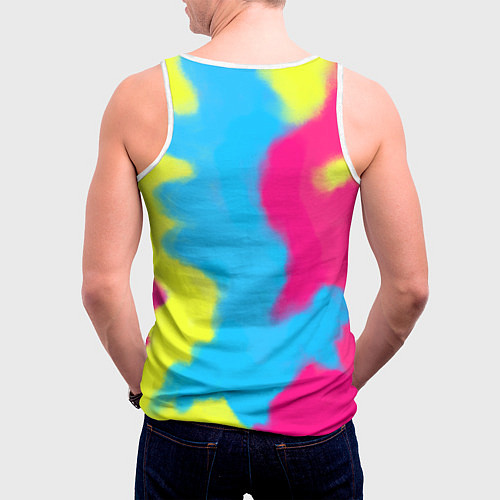 Мужская майка без рукавов I Am Kenough Tie-Dye / 3D-Белый – фото 4