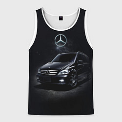 Мужская майка без рукавов Mercedes black