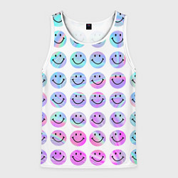 Мужская майка без рукавов Smiley holographic