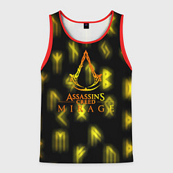 Майка-безрукавка мужская Assasins Creed mirage, цвет: 3D-красный