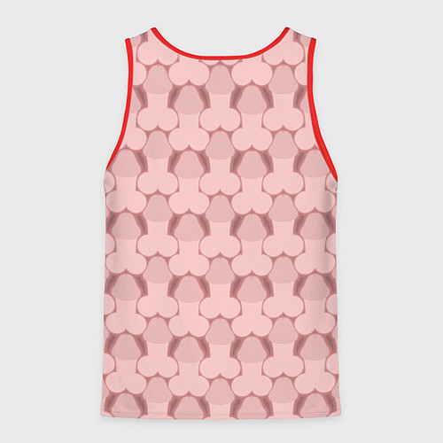 Мужская майка без рукавов ХХХ - 18 / 3D-Красный – фото 2