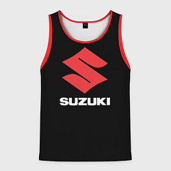 Майка-безрукавка мужская Suzuki sport brend, цвет: 3D-красный