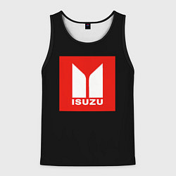 Майка-безрукавка мужская Isuzu sport auto car, цвет: 3D-черный