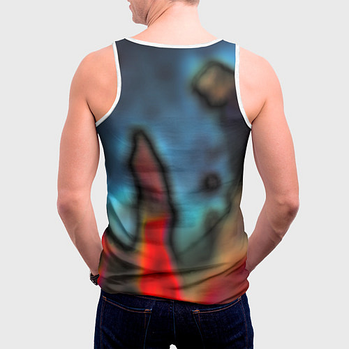 Мужская майка без рукавов Nasa space star collection / 3D-Белый – фото 4