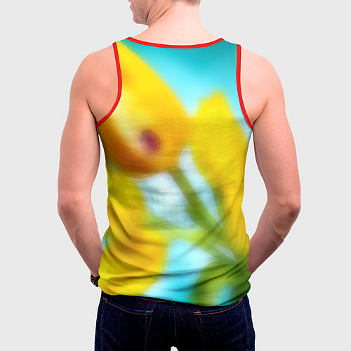 Мужская майка без рукавов Child of Light game fairy tale / 3D-Красный – фото 4