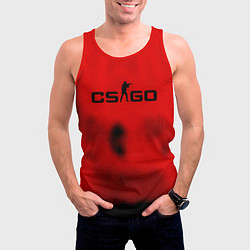 Майка-безрукавка мужская Counter Strike online, цвет: 3D-красный — фото 2