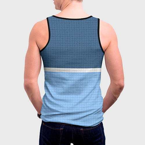 Мужская майка без рукавов Счастливые драконы / 3D-Черный – фото 4