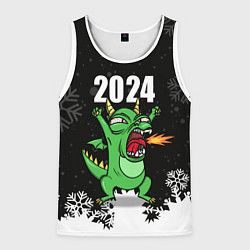 Майка-безрукавка мужская Очередной Новый год, цвет: 3D-белый