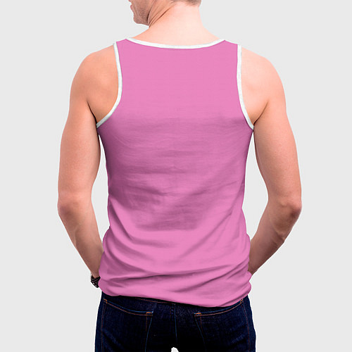 Мужская майка без рукавов ФК Милан форма 23-24 третья / 3D-Белый – фото 4