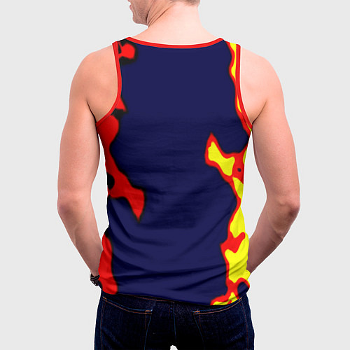 Мужская майка без рукавов Pubg military game / 3D-Красный – фото 4