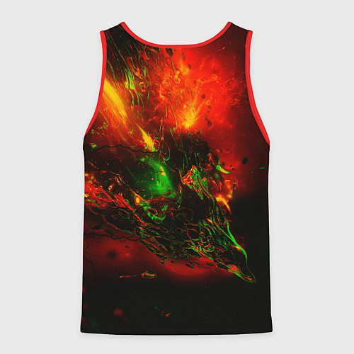 Мужская майка без рукавов Alan Wake 2 remedy game / 3D-Красный – фото 2