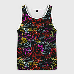 Мужская майка без рукавов Beach pattern