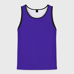 Майка-безрукавка мужская Текстура фиолетового холста, цвет: 3D-черный