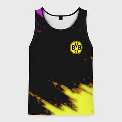 Майка-безрукавка мужская Borussia Dortmund sport, цвет: 3D-черный
