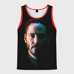 Майка-безрукавка мужская Keanu Charles Reeves, цвет: 3D-красный