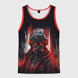 Мужская майка без рукавов Андроид штурмовик