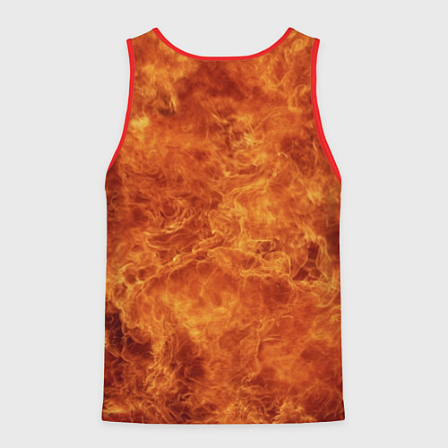 Мужская майка без рукавов Взрывоопасная Фапута / 3D-Красный – фото 2