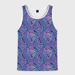 Мужская майка без рукавов Neon pattern
