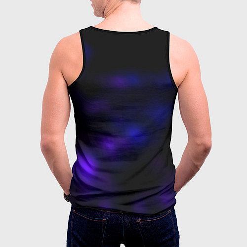 Мужская майка без рукавов Starfield тёмное небо из игры / 3D-Черный – фото 4