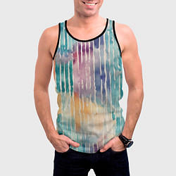 Майка-безрукавка мужская Тридцать три полоски, цвет: 3D-черный — фото 2