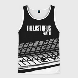 Майка-безрукавка мужская The Last of Us краски асфальт, цвет: 3D-белый