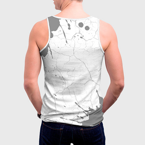 Мужская майка без рукавов Умный, хороший и классный: Давид / 3D-Белый – фото 4