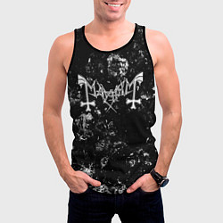 Майка-безрукавка мужская Mayhem black ice, цвет: 3D-черный — фото 2
