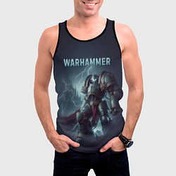 Майка-безрукавка мужская Warhammer - game, цвет: 3D-черный — фото 2