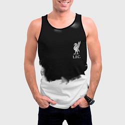 Майка-безрукавка мужская Liverpool текстура, цвет: 3D-черный — фото 2