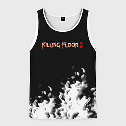 Майка-безрукавка мужская Killing floor краски, цвет: 3D-белый