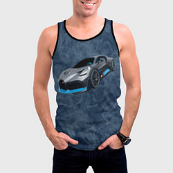 Майка-безрукавка мужская Bugatti Divo - Бугатти дива, цвет: 3D-черный — фото 2