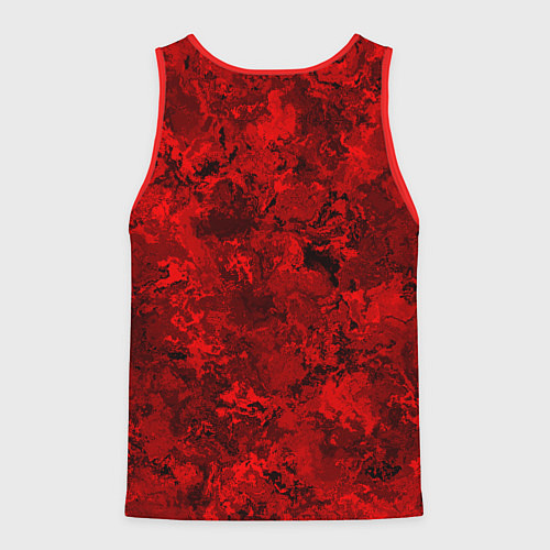 Мужская майка без рукавов Алатырь и руны / 3D-Красный – фото 2