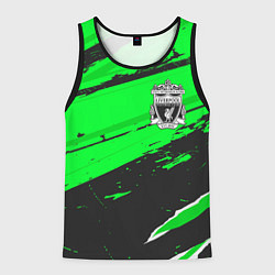 Майка-безрукавка мужская Liverpool sport green, цвет: 3D-черный