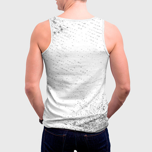 Мужская майка без рукавов Умный, хороший и классный: Руслан / 3D-Белый – фото 4