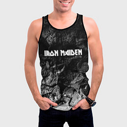 Майка-безрукавка мужская Iron Maiden black graphite, цвет: 3D-черный — фото 2