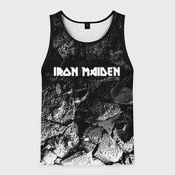 Майка-безрукавка мужская Iron Maiden black graphite, цвет: 3D-черный