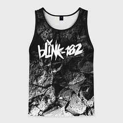 Майка-безрукавка мужская Blink 182 black graphite, цвет: 3D-черный