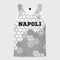 Мужская майка без рукавов Napoli sport на светлом фоне посередине