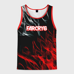 Майка-безрукавка мужская Farcry flame, цвет: 3D-красный
