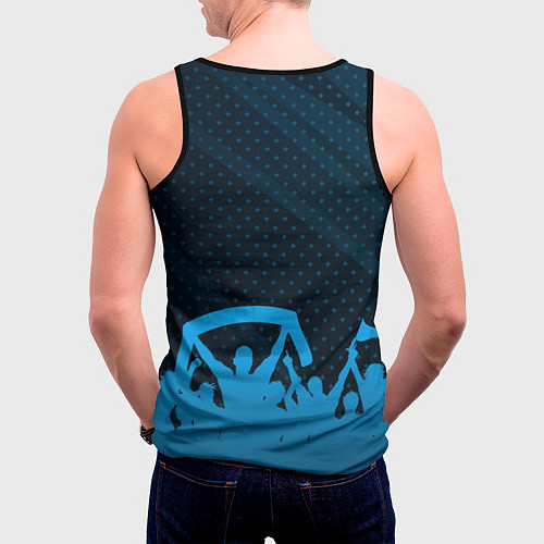 Мужская майка без рукавов Sporting legendary форма фанатов / 3D-Черный – фото 4