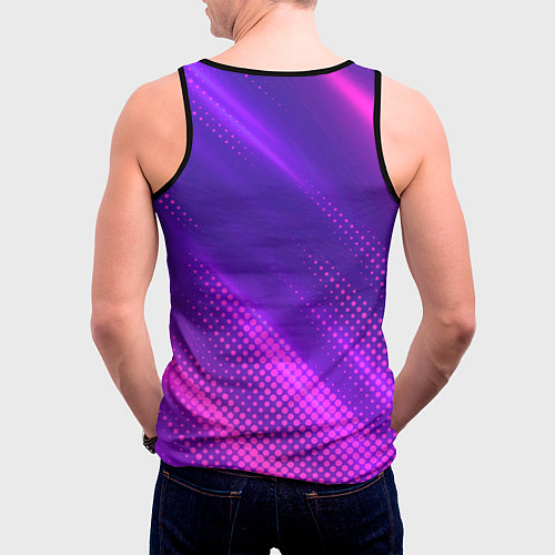 Мужская майка без рукавов Valencia legendary sport grunge / 3D-Черный – фото 4