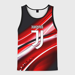 Майка-безрукавка мужская Juventus geometry sport line, цвет: 3D-черный