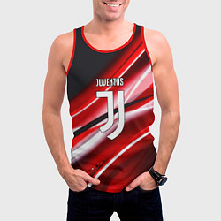 Майка-безрукавка мужская Juventus geometry sport line, цвет: 3D-красный — фото 2
