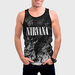 Майка-безрукавка мужская Nirvana black graphite, цвет: 3D-черный — фото 2