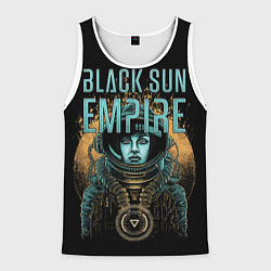 Майка-безрукавка мужская Black sun empire - neurofunk, цвет: 3D-белый